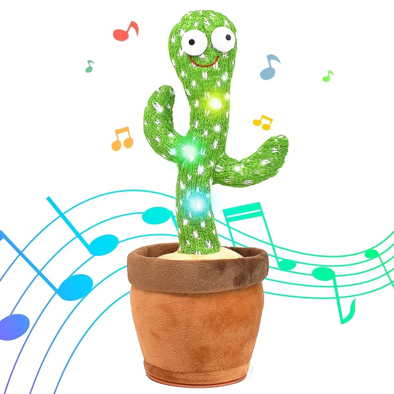 1pc Electronic Plush Toy Home Decoration for Children Xmas Gifts Dancing Talking Cactus Toys for Baby Boys and Girls