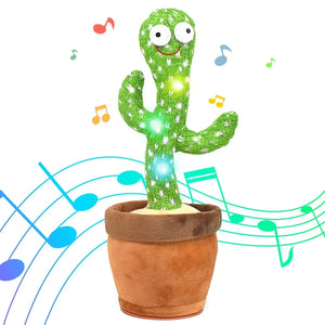 1pc Electronic Plush Toy Home Decoration for Children Xmas Gifts Dancing Talking Cactus Toys for Baby Boys and Girls